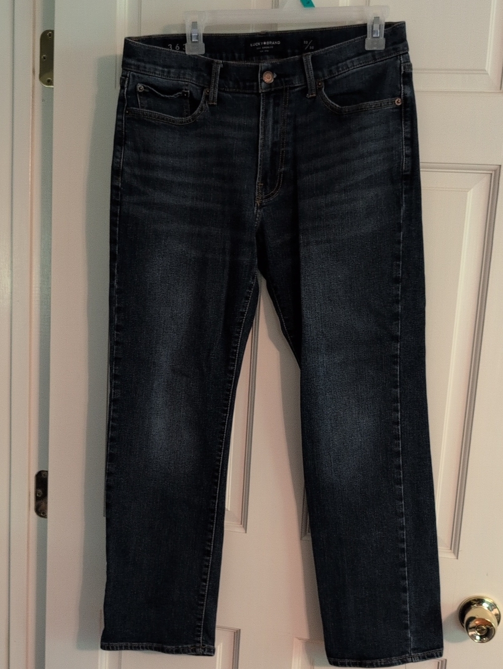 Lucky Brand Men’s 363 Vintage Straight Jeans in Dark Indigo 32x30
